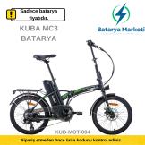Kuba MC3 Elektrikli Bisiklet Bataryası – 36V 10Ah | BataryaDeposu