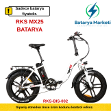 RKS MX25 Elektrikli Bisiklet Bataryası – 36V 10Ah | BataryaDeposu