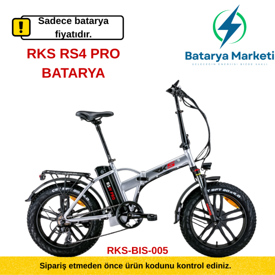 RKS RS4 PRO Elektrikli Bisiklet Bataryası 48V 12.5Ah – BataryaDeposu