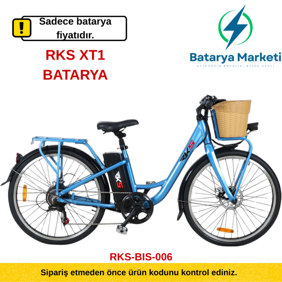 RKS XT1 Elektrikli Bisiklet Bataryası 36V 10Ah – BataryaDeposu