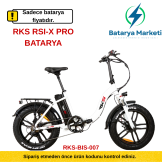 RKS RSI-X PRO Elektrikli Bisiklet Bataryası – 36V 10Ah | BataryaDeposu
