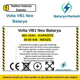 Volta VB1 Neo Elektrikli Bisiklet Bataryası