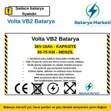 Volta VB2 Elektrikli Bisiklet Bataryası – BataryaDeposu