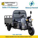 Volta VT5 Elektrikli 3 Teker Bataryası – 72V 45Ah | BataryaDeposu