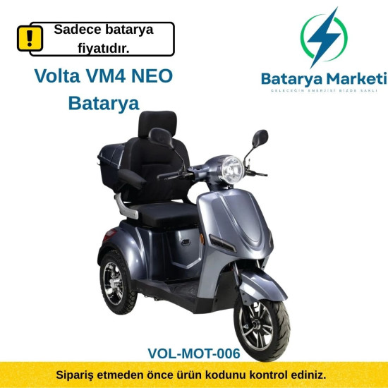 Volta VM4 NEO Elektrikli Motor Bataryası 60V 20Ah – BataryaDeposu