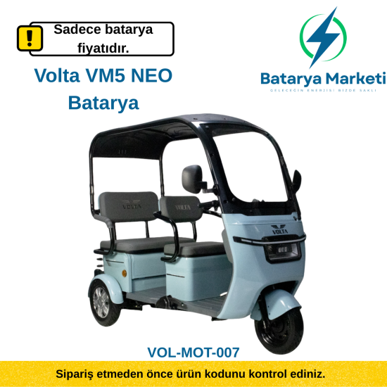 Volta VM5 NEO Elektrikli Motor Bataryası 72V 20Ah – BataryaDeposu